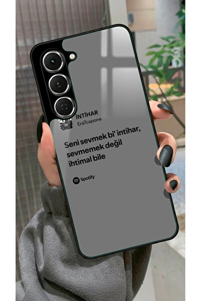 TECNO Spark 40 Pro Uyumlu Şarkı Sözü Tasarımlı Glossy Premium Kılıf