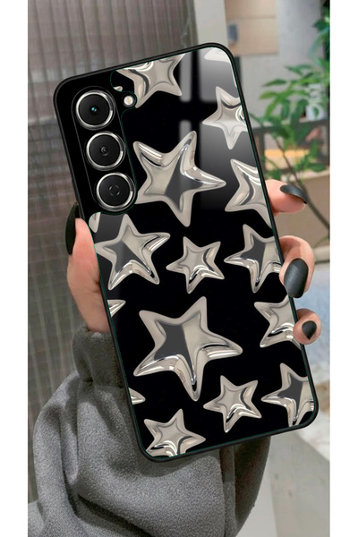 TECNO Spark 40 Pro Uyumlu Yıldız Tasarımlı Glossy Premium Kılıf