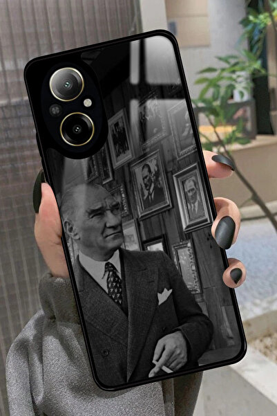 realme 12 Lite Uyumlu Atatürk Tasarımlı Glossy Premium Kılıf