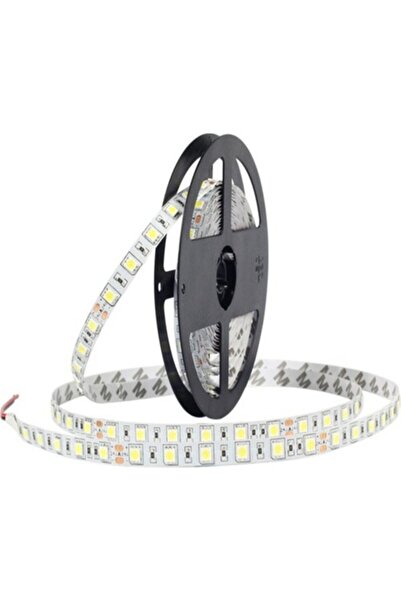 DORA LED 12V 3 Çipli 5050 Natural Beyaz Şerit Led IP20 Metrede 60 Led (5 Metr