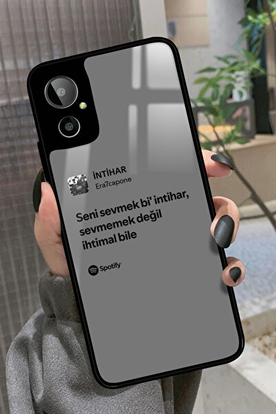 General Mobile Gm 23 SE Uyumlu Şarkı Sözü Tasarımlı Glossy Premium Kılıf