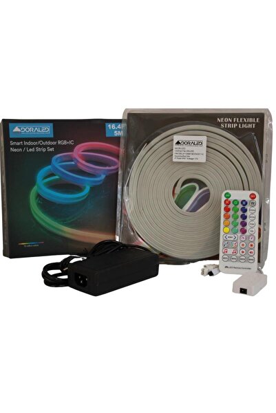 DORA LED 6X12MM RGB Pixel Neon Set Wifi+Uzaktan Kumandalı WS2811 Magic Neon