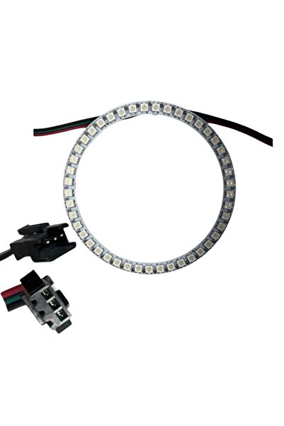 DORA LED WS2812B Matrix Dijital Yuvarlak Pixel Led 45 Led Halka ARGB Magic Le...