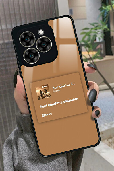 Reeder S919 Uyumlu Şarkı Sözü Tasarımlı Glossy Premium Kılıf