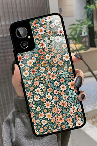 General Mobile Gm 23 SE Uyumlu Karışık Çiçek Tasarımlı Glossy Premium Kılıf