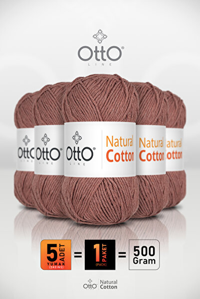 Otto Natural Cotton - Cinnamon (6023) - 5-Pack - 2Mm/100Gr/200M - Cotton Punc...