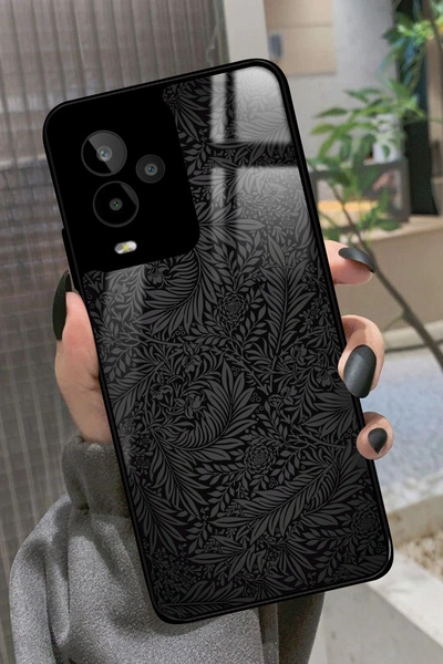General Mobile Gm 24 Pro Uyumlu Siyah Karışık Tasarımlı Glossy Premium Kılıf