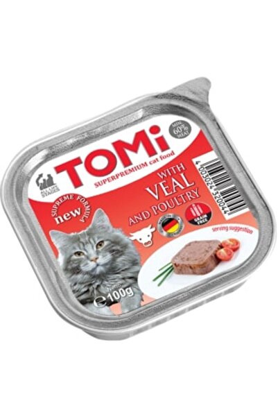 Tomi Pate Sığır Etli Ve Kümes Hayvanlı Kedi Yaş Maması 100 Gr