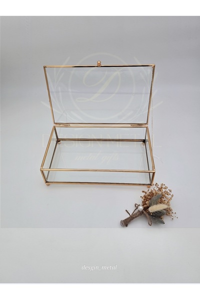 CAM Cutie de ciocolată cadou de culoare aurie 25*15*5 C.m