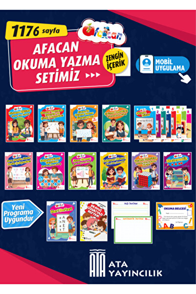 Ata Yayıncılık 1. Sınıf Afacan Okuma Yazma Seti