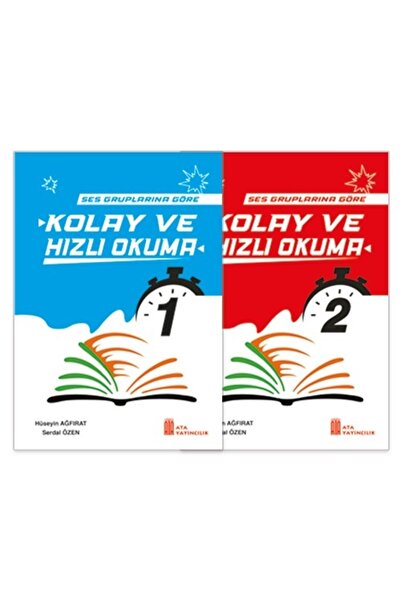 Ata Yayıncılık 1. Sınıf Ses Gruplarına Göre Kolay Ve Hızlı Okuma (1 Ve 2 Kitap)