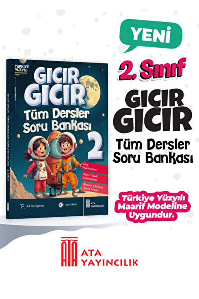 Ata Yayıncılık 2. Sınıf Gıcır Gıcır Tüm Dersler Soru Bankası
