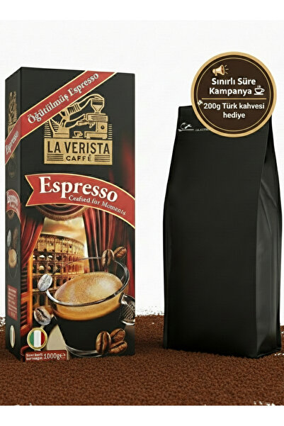 LA VERISTA Öğütülmüş Espresso kahve 1000G