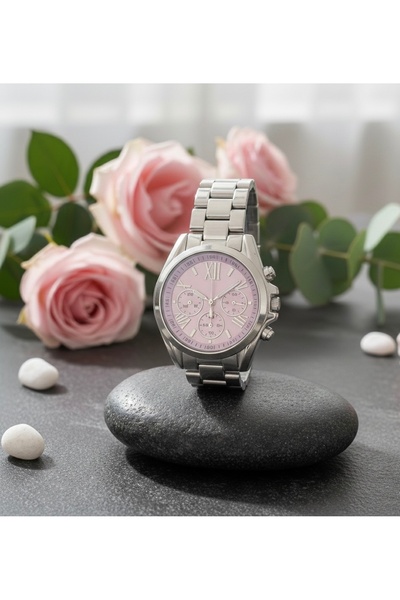 Yegane ساعة يد تناظرية بسوار معدني للجنسين موديل كورس بأرقام رومانية