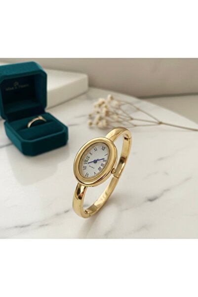 T-GOER Roman Numeral Clamp Model Women's Wristwatch