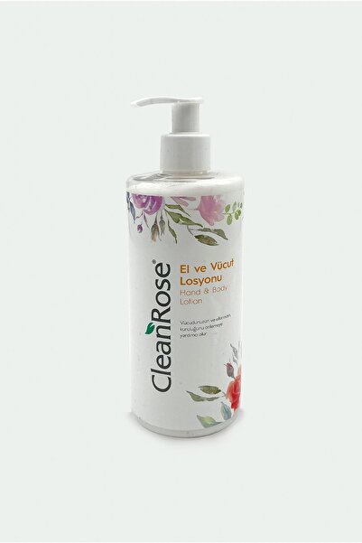 Clean Rose Gül Özlü El Ve Vücut Losyonu 400ml