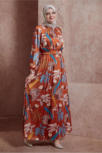 Alvina PATTERNED DRESS WITH TIE DETAIL 42621