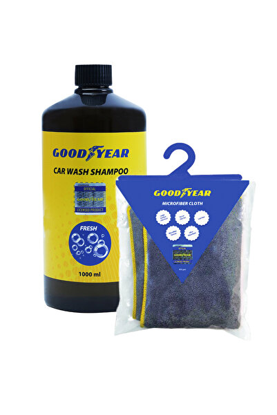 Goodyear Oto Şampuan Ve Mikrofiber Bez Seti