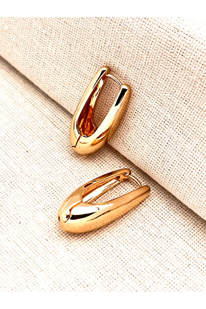 Siya Silver أقراط ذهبية طويلة