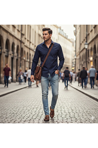 Fine Touch Relaxed Fit Cotton Shirt – Summer, Spring, and All-Season Elegance
