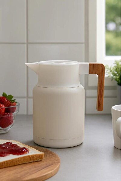 Bambum Yasuo - Steel Thermos White 1.5L