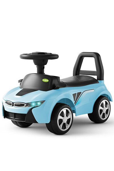 BAYBEE سيارة دفع ستريك للأطفال الصغار من عمر سنة إلى 3 سنوات، مزودة ببوق ومسا...