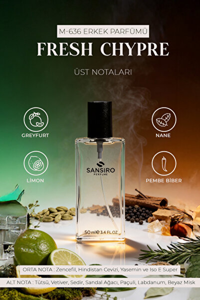 Sansiro M-636 Erkek Parfüm 50ml Edp