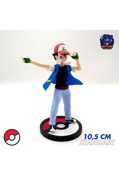 Neptune Ash Kethcum Pokemon Eğitmeni Figürü