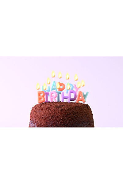 Baloniva HAPPY BIRTHDAY MAKARON MUM SETİ