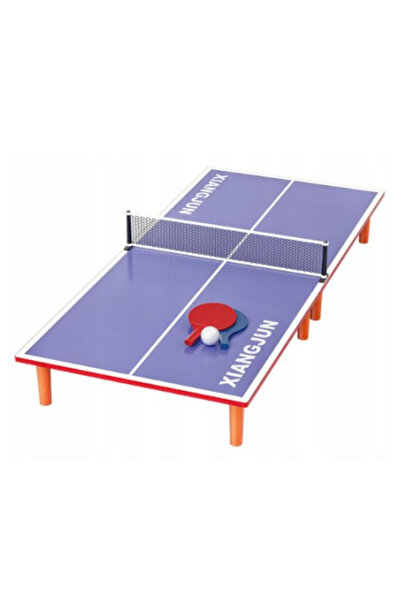 Creative World Toys Masă de ping-pong mobilă din lemn pentru copii - set cu p...