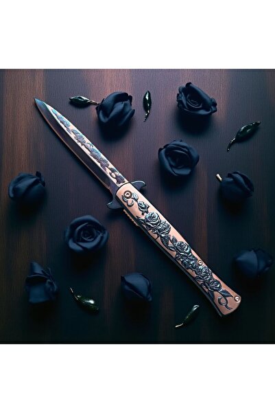 VAS.QUE Güllü Paslanmaz Çelik Outdoor Kamp Çakısı