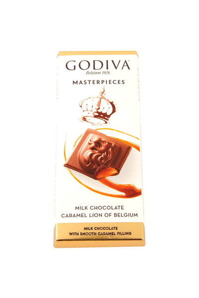 Godiva Chocolatier ماستر بيسز ميلك كاراميل ليون أوف بلجيكا، 86 غرام (عبوة واحدة)