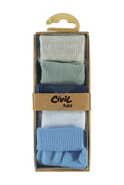 Civil Baby Комплект от 5 чифта чорапи за момчета на възраст 6-12 месеца - Ста...