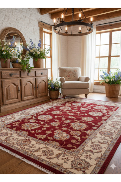 HALI SARAY CONCEPT UŞAK SAFİ YÜN ÖZEL DEMİRCİ DOKUMA YÜKSEK KALİTE DOKUMA YÜN...