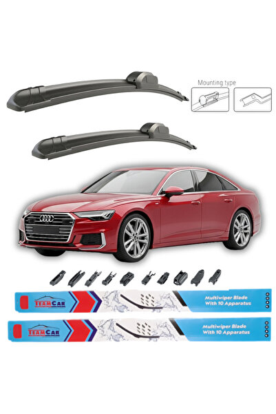TEAMCAR Audi A6 (C8, 4A2) 2018-2024 Ștergătoare – Set plat față
