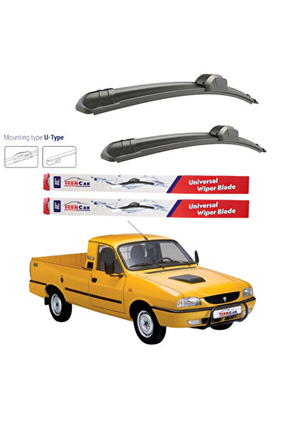TEAMCAR Set ștergătoare de parbriz Dacia PICK-UP față plată