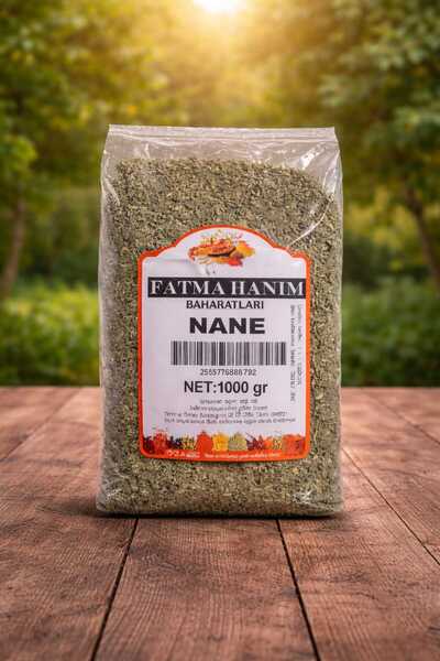 Fatma Hanım baharatları NANE KURUTULMUŞ 1000 GRAM