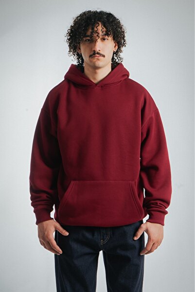 Twobucks بوردو أوربان غوست قصة فضفاضة سويت شيرت رجالي