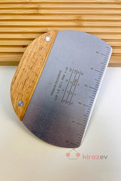 KirazEv Çelik Spatula Hamur Kesme Aparatı Kesici Kazıyıcı Pasta Şekillendiren...