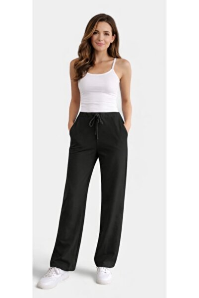 estewoman Casual Lace-Up Comfortable Pants