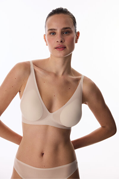 Penti Ceramic Beige Zerogram Decolette Bra