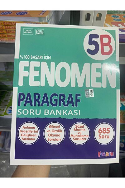 Fenomen Yayıncılık FENOMEN 5 PARAGRAF SORU BANKASI B