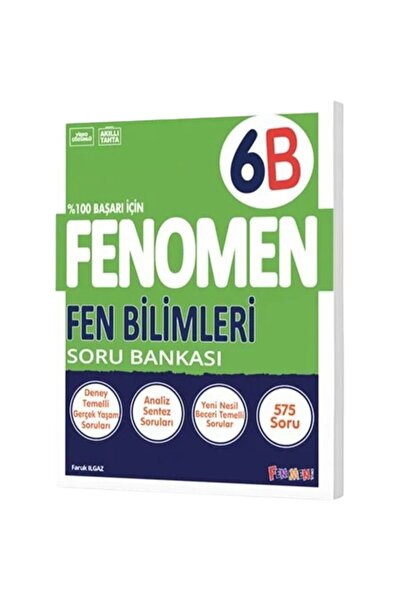 Fenomen Yayıncılık FENOMEN 6 FEN BİLİMLERİ SORU BANKASI B