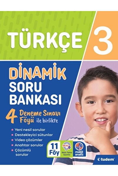 Genel Markalar Tudem Yayınları 3.Sınıf Türkçe Dinamik Soru Bankası