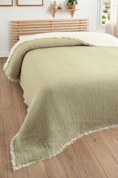 Sevim 5-слойно подплатено муселиново одеяло 240x260 cm - покривка за кралско ...