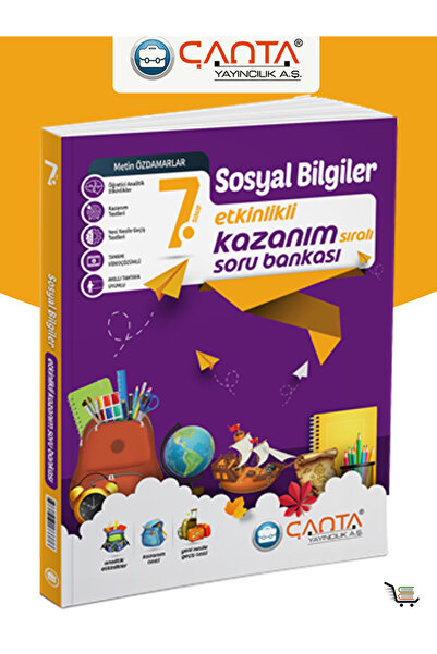 Çanta Yayınları Çanta 7. Sınıf Sosyal Bilgiler Soru Bankası / Metin Özdamarla...