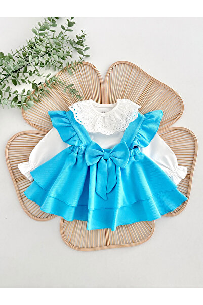 Jammybaby فستان لوانا جيل مع فيونكة، 100% قطن، مع أزرار كبس، بدلة أنيقة للفتي...