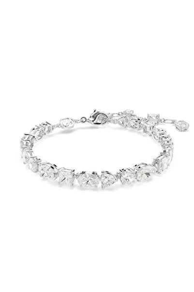 Swarovski Mesmera Bileklik, Karışık kesimler, Beyaz, Rodyum kaplama
