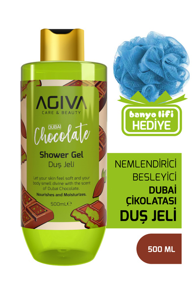 Agiva Care&Beauty Dubai Çikolatası Özlü Besleyici ve Nemlendirici Duş Jeli