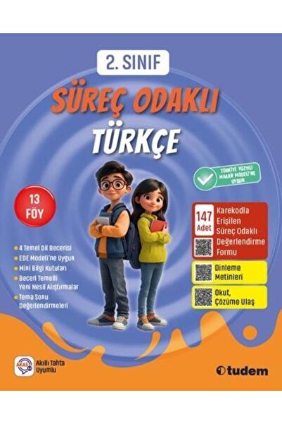 Tudem Yayınları TUDEM 2 TÜRKÇE SÜREÇ ODAKLI